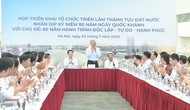 Đến 15/8 phải hoàn thành công tác chuẩn bị tổ chức Triển lãm 