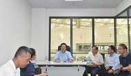 Đẩy nhanh tiến độ thi công gian hàng tại Triển lãm thành tựu Đất nước nhân dịp 80 năm Quốc khánh
