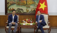 Thứ trưởng Thường trực Bộ VHTTDL Lê Hải Bình tiếp và làm việc với Tổng Giám đốc Google Việt Nam Marc Woo