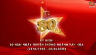 Lễ Kỷ niệm 80 năm Ngày truyền thống ngành Văn hóa