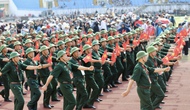 13 khối quần chúng, nghệ thuật hợp luyện chuẩn bị cho Lễ diễu binh, diễu hành Kỷ niệm 80 năm Quốc khánh
