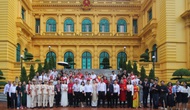 Khối Văn hóa, Thể thao tham gia Lễ diễu binh, diễu hành vào Lăng viếng Bác