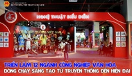 Triển lãm 12 ngành công nghiệp văn hóa: Dòng chảy sáng tạo từ truyền thống đến hiện đại