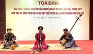 Chính sách đối với nghệ nhân, chủ thể di sản văn hóa phi vật thể