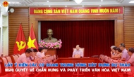 Lấy ý kiến các cơ quan trung ương xây dựng dự thảo Nghị quyết về Chấn hưng và phát triển văn hóa Việt Nam