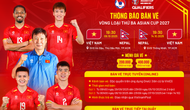 Công bố giá vé hai lượt trận tuyển Việt Nam gặp tuyển Nepal tại TPHCM