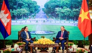 Bộ trưởng Nguyễn Văn Hùng làm việc với Bộ trưởng Bộ Du lịch Campuchia Huot Hak