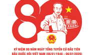 Phê duyệt mẫu biểu trưng sử dụng trong các hoạt động tuyên truyền Kỷ niệm 80 năm Ngày Tổng tuyển cử đầu tiên bầu Quốc hội Việt Nam 