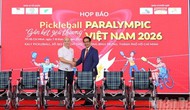 Giải Pickleball Paralympic Việt Nam, gắn kết yêu thương lan tỏa tinh thần thể thao hòa nhập