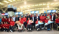 Đoàn Thể thao người khuyết tật Việt Nam lên đường tham dự ASEAN Para Games 13