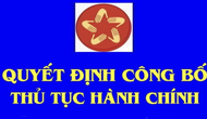 Công bố TTHC sửa đổi, bổ sung trong lĩnh vực Văn hóa thuộc phạm vi quản lý của Bộ VHTTDL