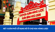 Nét xuân phố cổ rạng rỡ ở chợ hoa Hàng Lược