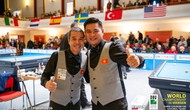 Vượt qua Đức, Việt Nam vô địch giải Billiard carom 3 băng đồng đội thế giới 2026