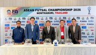 Việt Nam cùng bảng với chủ nhà Thái Lan tại Giải vô địch Futsal Đông Nam Á 2026
