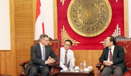 Bộ trưởng Hoàng Tuấn Anh đón tiếp Đại sứ nước Cộng hòa Áo tại Việt Nam