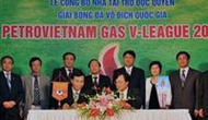 PV Gas tiếp tục tài trợ cho V.League 2010