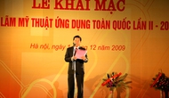 Thứ trưởng Huỳnh Vĩnh Ái tham dự lễ Khai mạc Triển lãm Mỹ thuật ứng dụng toàn quốc lần thứ II