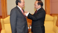 Trao tặng “Kỷ niệm chương vì sự nghiệp văn hóa, thể thao và du lịch” cho đại sứ Im Hong Jae