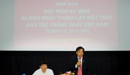 Tổ chức Tuần phim chào mừng Kỷ niệm 80 năm Ngày thành lập MTDTTN Việt Nam