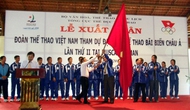 Lễ xuất quân của Đoàn Thể thao Việt Nam tham dự Đại hội thể thao bãi biển Châu Á lần thứ 2