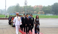 Thứ trưởng Hồ Anh Tuấn dự Lễ báo công dâng Bác của tuổi trẻ các dân tộc Việt Nam