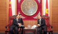 Bộ trưởng Hoàng Tuấn Anh hội đàm với Bộ trưởng, Tổng cục trưởng Tổng cục Thể thao quốc gia Trung Quốc