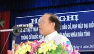 Bộ trưởng Hoàng Tuấn Anh dự Hội nghị Tổng kết công tác bầu cử tại Tây Ninh