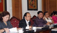 Bộ trưởng Hoàng Tuấn Anh làm việc với lãnh đạo UBND tỉnh Hà Nam