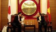 Bộ trưởng Hoàng Tuấn Anh tiếp Cựu Đại sứ Nhật Bản tại Việt Nam