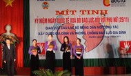 Mít tinh Hưởng ứng ngày Ngày Quốc tế xóa bỏ bạo lực với phụ nữ