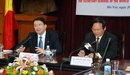 Tổng thư ký Tổ chức Du lịch Thế giới (UNWTO) gặp gỡ báo chí tại Việt Nam