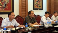 Thứ trưởng Lê Khánh Hải làm việc với Uỷ ban Quốc gia về Thanh niên Việt Nam