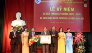 Trường Bồi dưỡng cán bộ quản lý VHTTDL đón nhận Huân chương lao động hạng Nhì