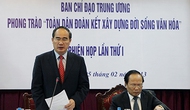 Kết luận của Phó Thủ tướng Nguyễn Thiện Nhân tại phiên họp thứ nhất của Ban Chỉ đạo Trung ương Phong trào TDĐKXDĐSVH