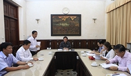 Thứ trưởng Huỳnh Vĩnh Ái làm việc với lãnh đạo Sở VHTTDL tỉnh Kiên Giang