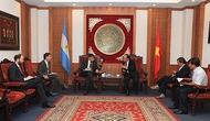 Bộ trưởng Hoàng Tuấn Anh tiếp Tân Đại sứ Argentina tại Việt Nam