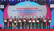 Lễ vinh danh và trao tặng Giải thưởng Du lịch Việt Nam năm 2012