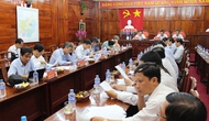 Bộ trưởng Hoàng Tuấn Anh làm việc với lãnh đạo UBND tỉnh Bình Phước