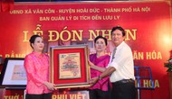 Đền Lưu Ly đón nhận Bằng xếp hạng di tích lịch sử văn hoá cấp thành phố