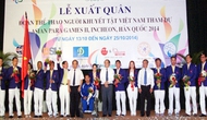 Lễ xuất quân của Đoàn Thể thao Người khuyết tật Việt Nam tham dự ASIAN Para Games II