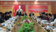 Kết luận của Bộ trưởng Hoàng Tuấn Anh tại buổi làm việc với lãnh đạo tỉnh Hà Tĩnh
