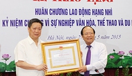 Trao tặng Huân chương Lao động Hạng nhì và Kỷ niệm chương Vì sự nghiệp VHTTDL cho nguyên Thứ trưởng Hồ Anh Tuấn