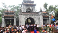 Thỏa thuận chủ trương tôn tạo sân bãi đỗ xe, xây dựng nhà khách và nhà bảo vệ tại di tích đền Bà Triệu, tỉnh Thanh Hóa