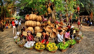 Tái hiện phiên chợ quê tại Làng Văn hoá - Du lịch các dân tộc Việt Nam