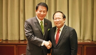 Bộ trưởng Hoàng Tuấn Anh tiếp Đại sứ đặc biệt Việt Nam-Nhật Bản kiêm Đại sứ đặc biệt Nhật Bản-Việt Nam
