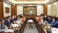 Bộ trưởng Hoàng Tuấn Anh làm việc với Bí thư tỉnh Cam Túc (Trung Quốc)