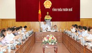 Bộ trưởng Bộ VHTTDL làm việc tại tỉnh Thừa Thiên Huế: Cần chú trọng xây dựng thiết chế văn hóa