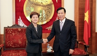 Bộ trưởng Nguyễn Ngọc Thiện tiếp đại sứ Singapore