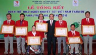 Khen thưởng Đoàn thể thao người khuyết tật Việt Nam