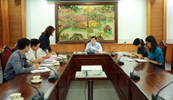 Bộ trưởng Nguyễn Ngọc Thiện làm việc với Cục Văn hóa cơ sở về công tác chuẩn bị tổ chức một số hội nghị
